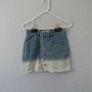 Abercrombie kids denim skirt